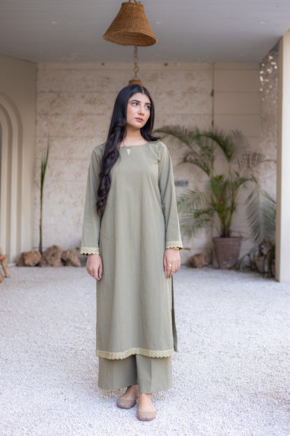 Olive Glow Suit
