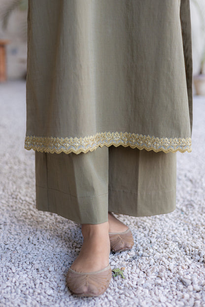 Olive Glow Suit